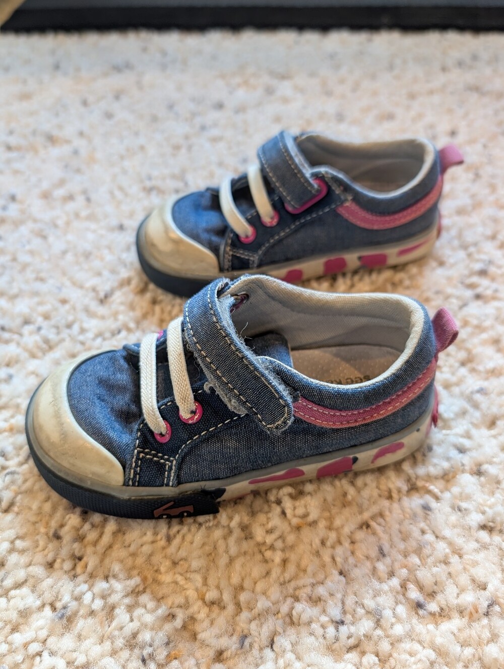 See Kai Run Kristen Sneakers in Blue Denim
